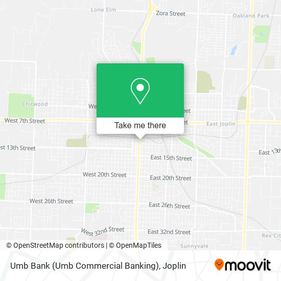 Umb Bank (Umb Commercial Banking) map