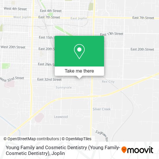 Young Family and Cosmetic Dentistry map