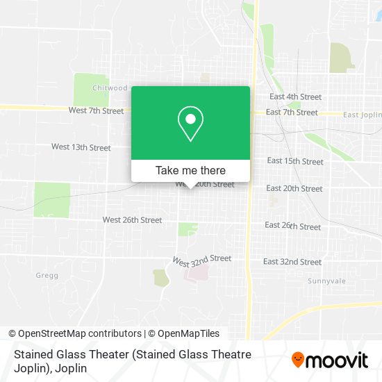 Stained Glass Theater (Stained Glass Theatre Joplin) map