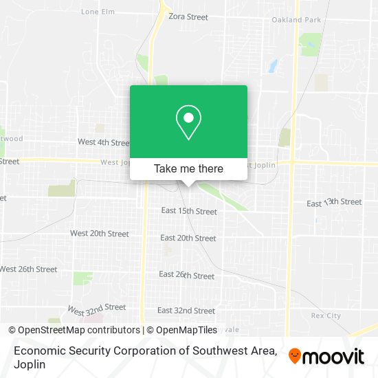 Economic Security Corporation of Southwest Area map