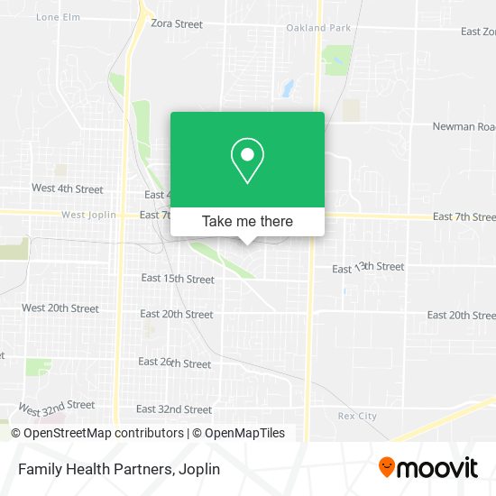 Family Health Partners map