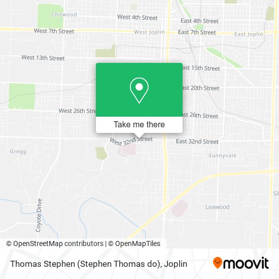 Thomas Stephen (Stephen Thomas do) map