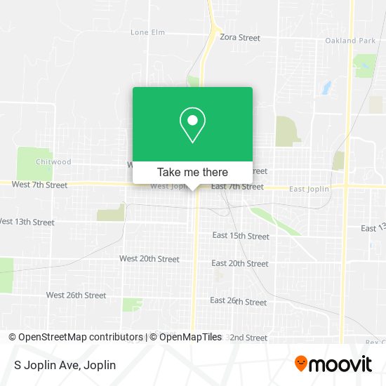 Mapa de S Joplin Ave