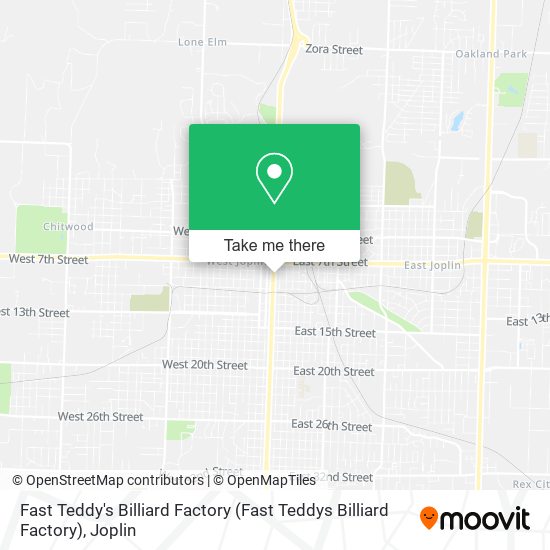 Fast Teddy's Billiard Factory (Fast Teddys Billiard Factory) map