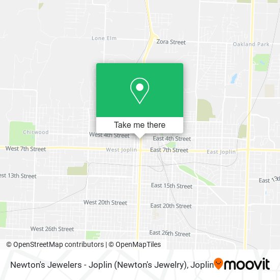 Newton's Jewelers - Joplin (Newton's Jewelry) map