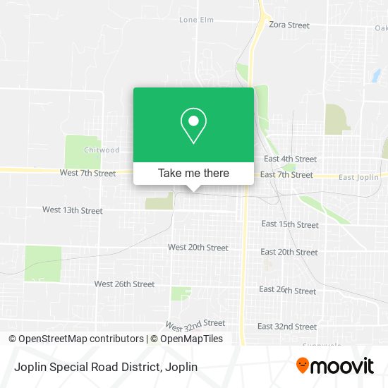 Joplin Special Road District map