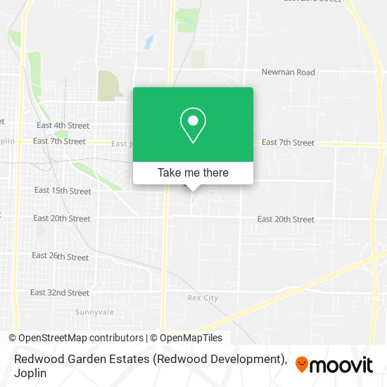 Redwood Garden Estates (Redwood Development) map