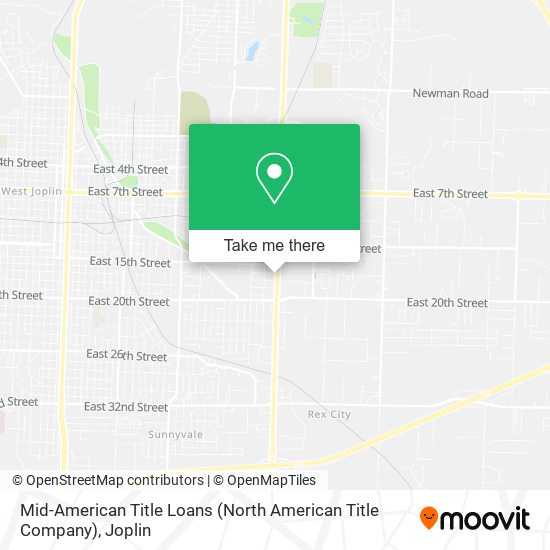 Mid-American Title Loans (North American Title Company) map