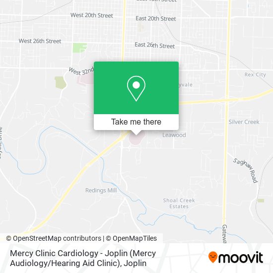 Mercy Clinic Cardiology - Joplin (Mercy Audiology / Hearing Aid Clinic) map