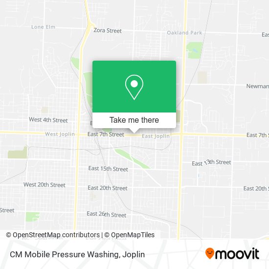 Mapa de CM Mobile Pressure Washing