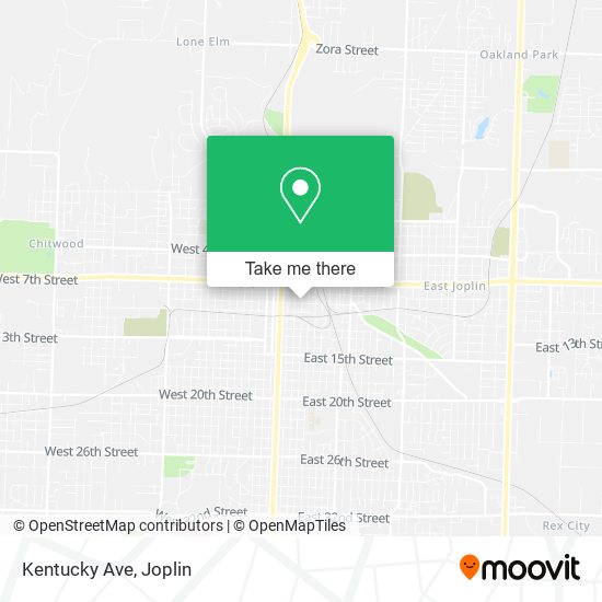 Kentucky Ave map