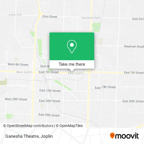 Ganesha Theatre map