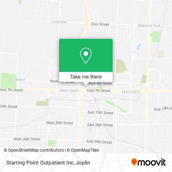 Starting Point Outpatient Inc map