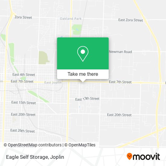 Eagle Self Storage map
