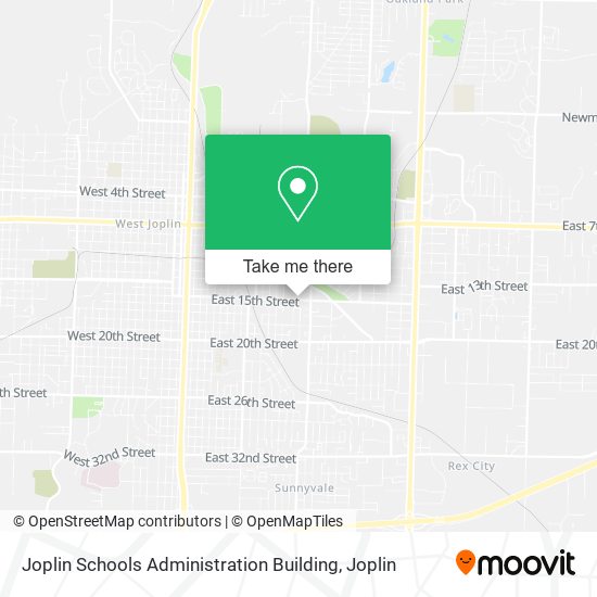 Mapa de Joplin Schools Administration Building
