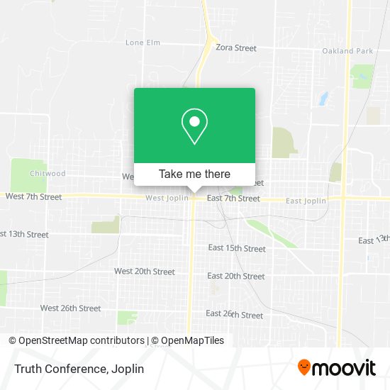 Truth Conference map