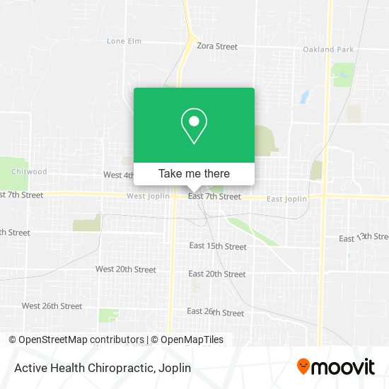 Active Health Chiropractic map