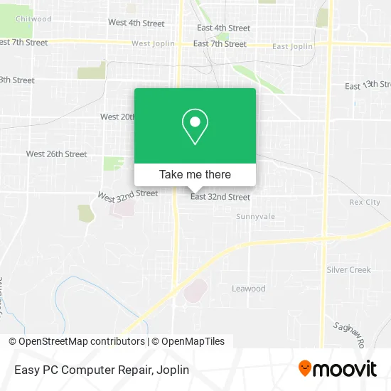 Mapa de Easy PC Computer Repair
