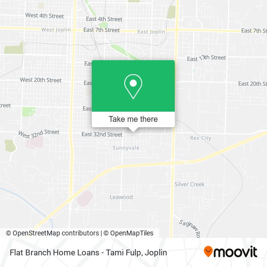 Flat Branch Home Loans - Tami Fulp map
