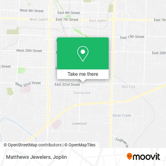 Mapa de Matthews Jewelers