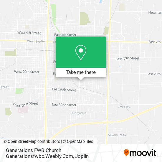 Generations FWB Church Generationsfwbc.Weebly.Com map