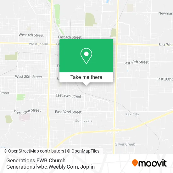 Mapa de Generations FWB Church Generationsfwbc.Weebly.Com