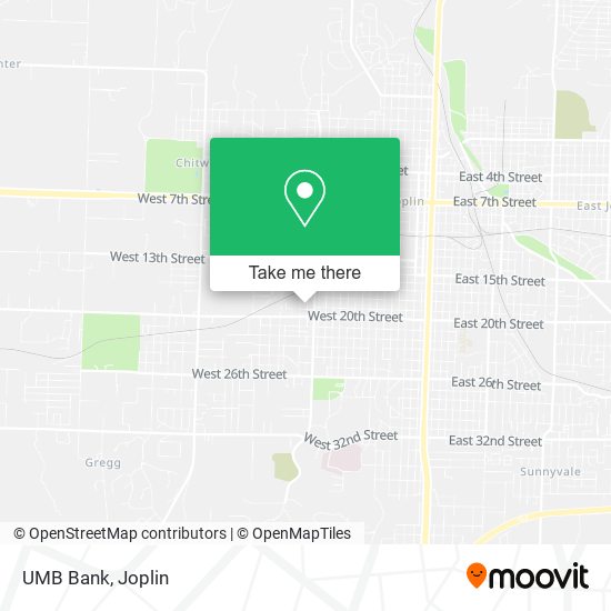 Mapa de UMB Bank
