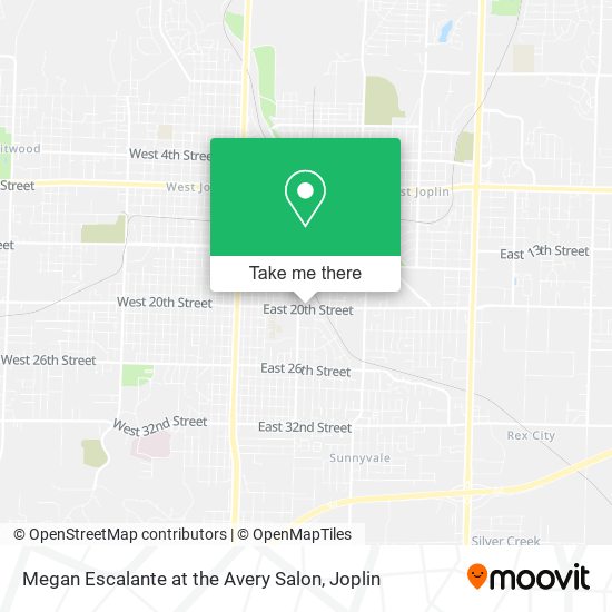 Megan Escalante at the Avery Salon map