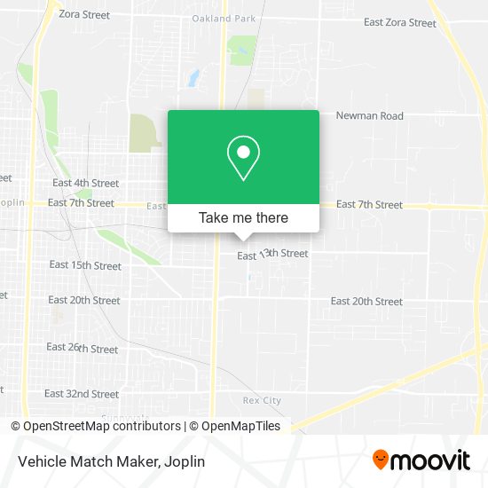 Mapa de Vehicle Match Maker