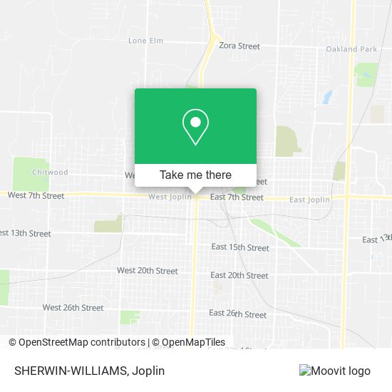 SHERWIN-WILLIAMS map