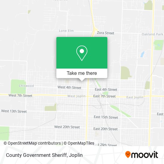 County Government Sheriff map