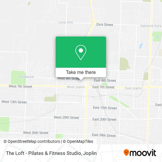 Mapa de The Loft - Pilates & Fitness Studio