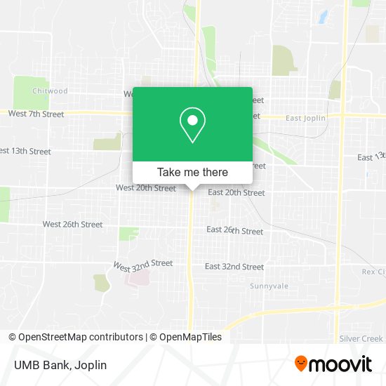 UMB Bank map