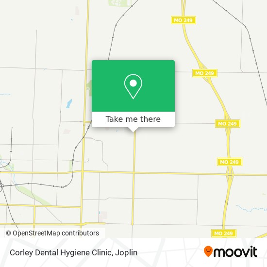 Corley Dental Hygiene Clinic map