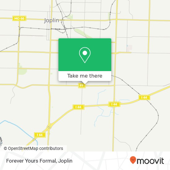 Mapa de Forever Yours Formal, 1901 E 32nd St Joplin, MO 64804