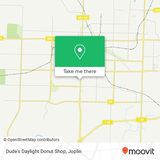 Dude's Daylight Donut Shop, 2316 S Main St Joplin, MO 64804 map