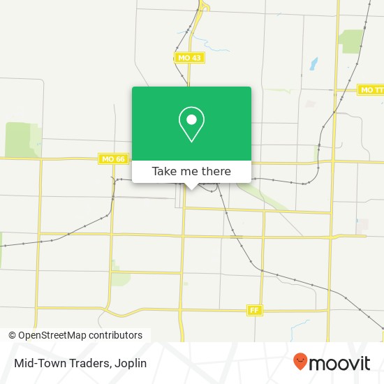 Mapa de Mid-Town Traders, 214 E 12th St Joplin, MO 64801