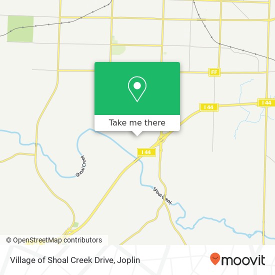 Mapa de Village of Shoal Creek Drive