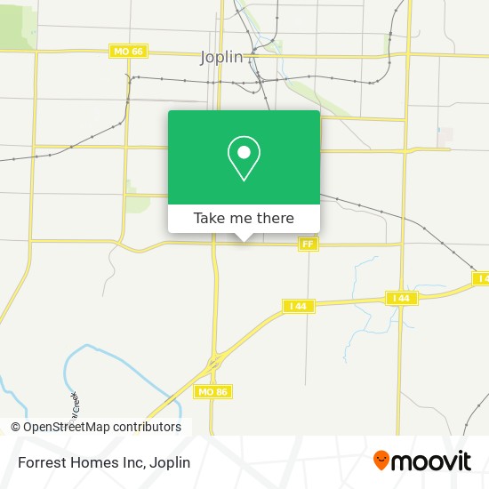 Forrest Homes Inc map