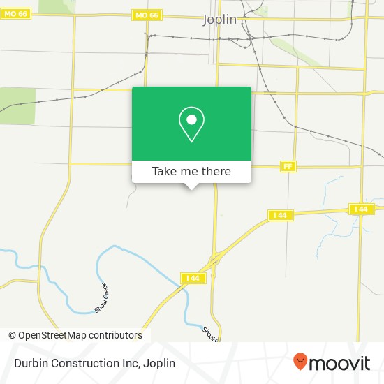 Durbin Construction Inc map