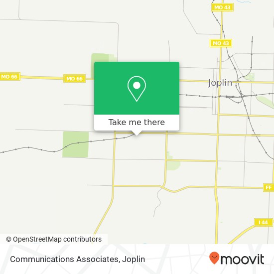 Mapa de Communications Associates