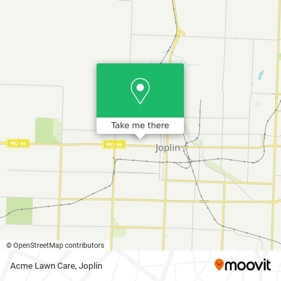 Acme Lawn Care map