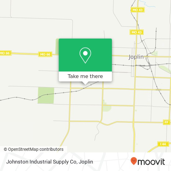 Johnston Industrial Supply Co map