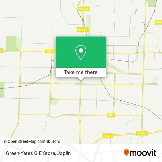 Mapa de Green-Yates G E Store