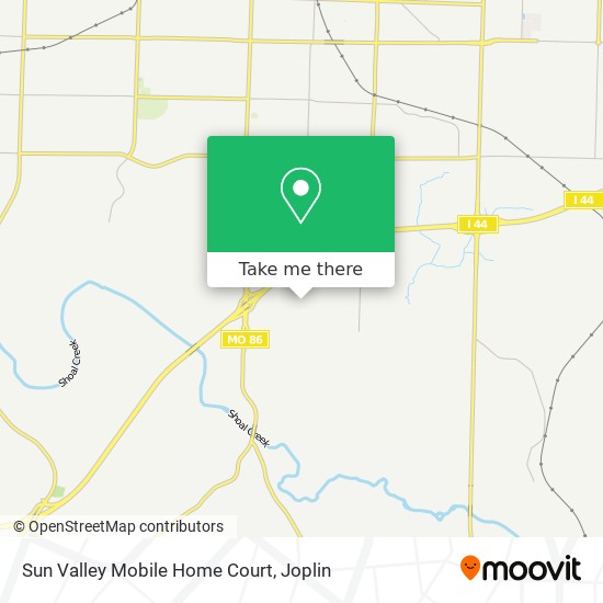 Mapa de Sun Valley Mobile Home Court