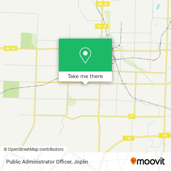 Mapa de Public Administrator Officer