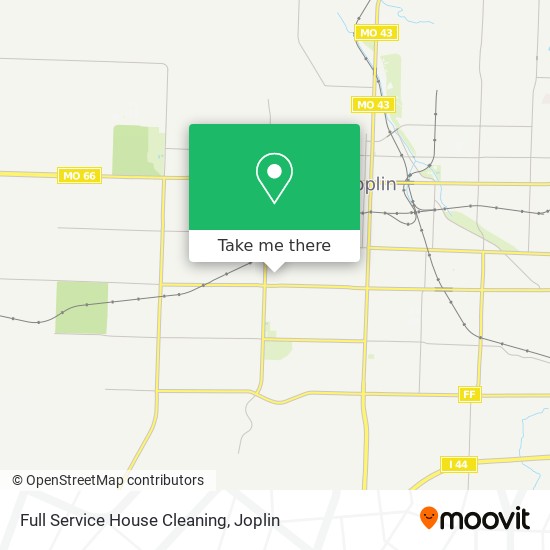 Full Service House Cleaning map