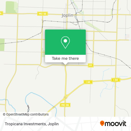 Tropicana Investments map