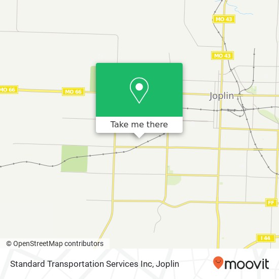 Mapa de Standard Transportation Services Inc