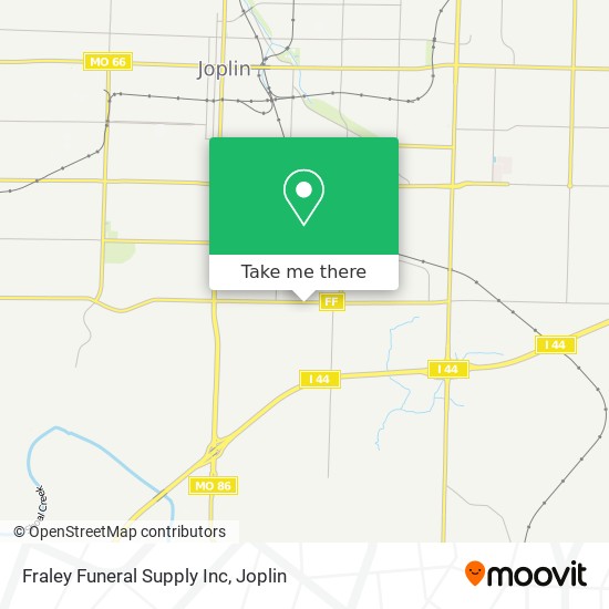 Fraley Funeral Supply Inc map